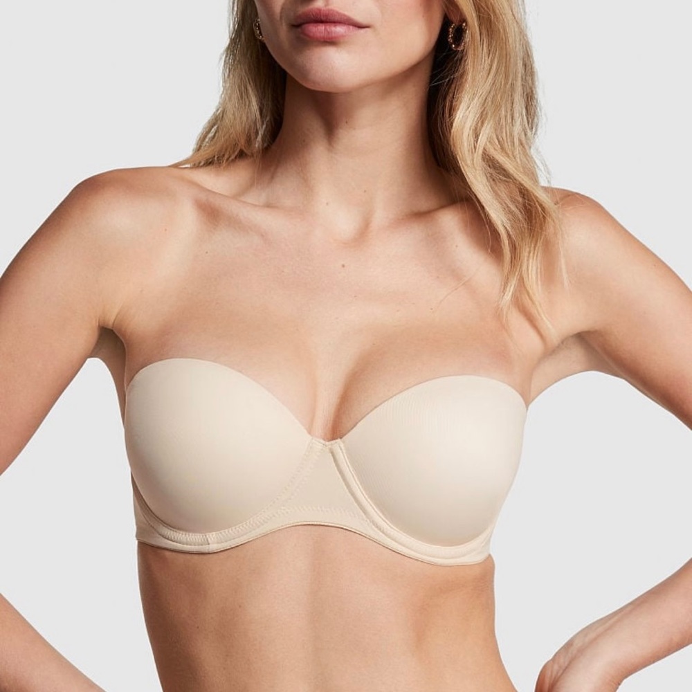 Victoria’s Secret PINK Wear Everywhere strapless push-up bra 36D